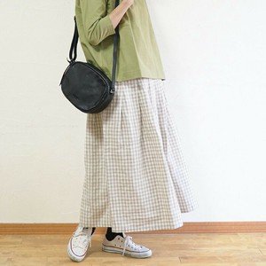 Skirt Check Linen