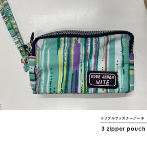 トリプルファスナー柄