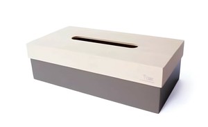 T CUBE ティーキューブ ティッシュケース GBR グレイブラウン YK19-102