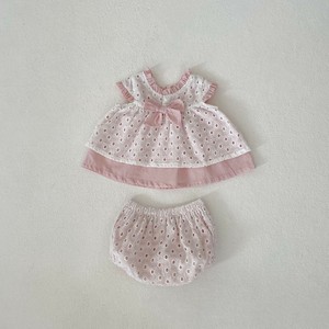 韓国スタイル 5サイズ ワンピース パンツ 2点セット セットアップ  リボン