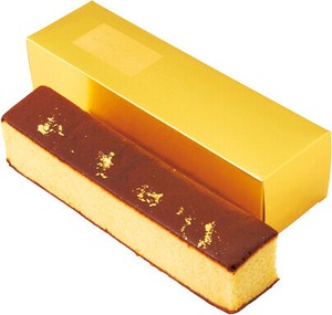 京・伏見　三源庵　金箔カステラ