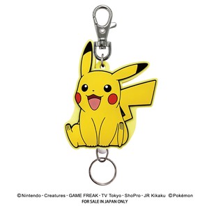 ポケットモンスター ラバーリールキーホルダー（ピカチュウにこにこおすわり）