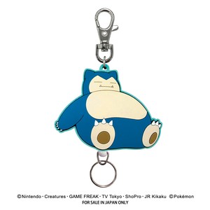 ポケットモンスター ラバーリールキーホルダー（カビゴンまんぷく）
