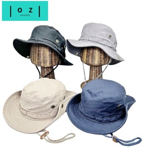 コットン/デニムサファリハット 帽子　HAT　ユニセックス　アウトドア　春夏