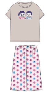 【2025年春夏新作予約】【ペコちゃん】PEKO　＆　POKO 半袖T& レーヨンパンツセット　Mサイズ