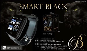 SMART BLACK ミニミニパッケージスマートウォッチ スマートブラック