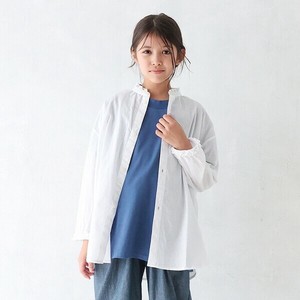 Kids' Short Sleeve T-shirt Stand-up Collar