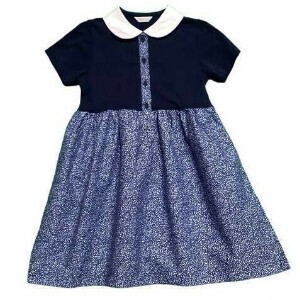 Kids' Casual Dress Floral Pattern 100 ~ 140cm Made in Japan