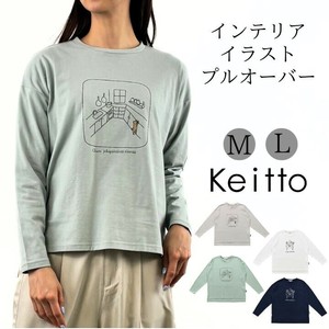 ロゴTシャツ ロゴプリント Tシャツ 長袖 カットソー レディース プルオーバー クルーネック np-kace5051