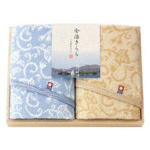<テキスタイル>今治きらら 日本製 愛媛今治 木箱入りタオルセット　(53030)