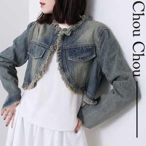 再入荷 【2025 大人気 】デニムボレロ デニム　大きいサイズ  chouchou東京