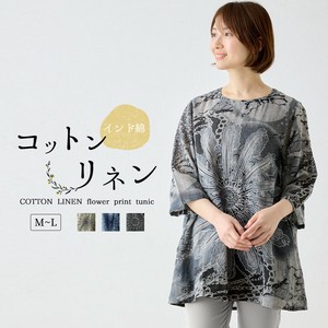 Tunic Tunic Indian Cotton Ladies fashion Floral Pattern Linen Cotton
