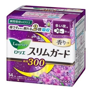 【医薬部外品】ロリエ　スリムガード　ラベンダーの香り　多い夜用300 14個