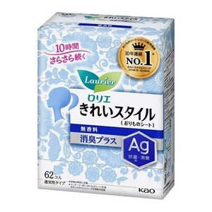 【医薬部外品】ロリエ　きれいスタイル　無香料　消臭プラス 62個