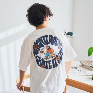 【予約販売】★接触冷感★バックプリントTee(4月納品)【2025年盛夏新作商品】