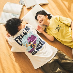 ★接触冷感★バックプリントTシャツ(4月納品)【2025年盛夏新作商品】