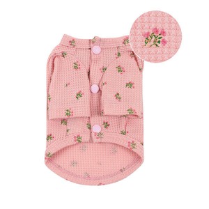 HAMAMONYO Dog Clothes Fancy Flower Pink