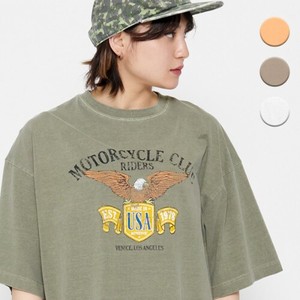 【SDギャザリング】ピグメントアメリカンイーグルロゴTシャツ