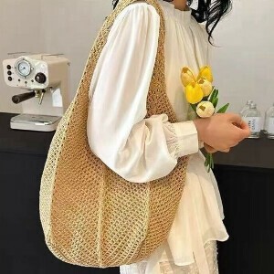 【2025新作】やわらかい メッシュ ニット トートバッグ＜アプトス＞可愛い トレンド  おすすめ