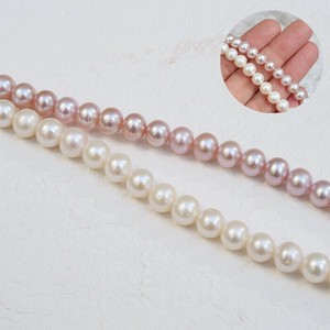 天然石材料/零件 圆形 白色 7.5mm