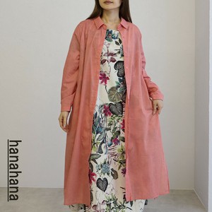 ロールアップロングブラウス　シャツワンピース　hanahana大阪　2025SS新作