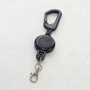 カラビナリール リール キーホルダー ロック式