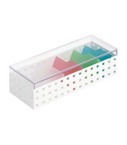 吉川国工業所　COBACO　カードケースL ホワイト/ミックス　CB-9011S