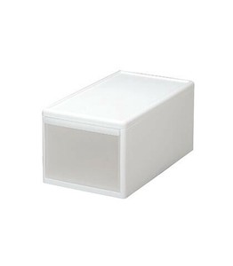 吉川国工業所　収納ケースミディM　ホワイト　MOS-02