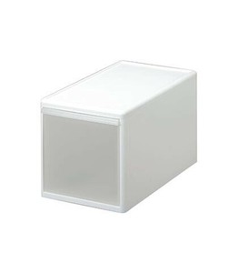 吉川国工業所　収納ケースミディL　ホワイト　MOS-05