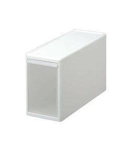 吉川国工業所　収納ケーススリムL　ホワイト　MOS-04