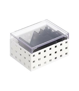 吉川国工業所　COBACO　カードケースS ホワイト/グレー　CB-9001S