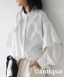 [antiqua] Button Shirt/Blouse Design Ladies fashion