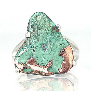 Turquoise/Lapis Lazuli Ring copper