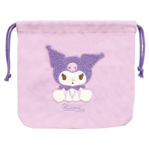 T'S FACTORY Pouch Sanrio Characters Sagara-embroidery KUROMI