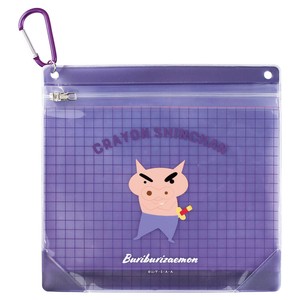 クレヨンしんちゃんカラビナジッパーケース　ぶりぶりざえも