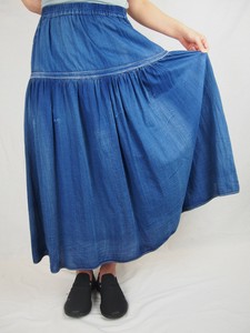 Skirt denim Flare Stitch [S/S NEW]