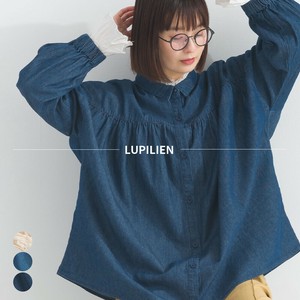 衬衫 斜纹 新商品 2025年 褶边/木耳边 衬衫 春夏