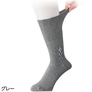 のびのびソックス(2足組)(柄)（紳士）