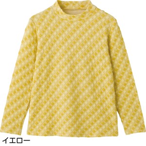 セルロース混ジャカードTシャツ(婦人)