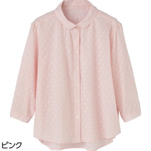 7分袖ドビーブラウス(婦人)