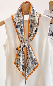 Thin Scarf Flower Unisex