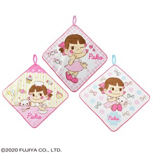 特価品 処分 Peko&Poko ペコちゃん キュートペコ ループタオル 3枚組 タオル