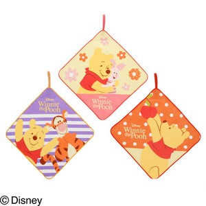 特価品 処分 ディズニー くまのプーさん だいすきフレンズ ループタオル 3枚組 タオル