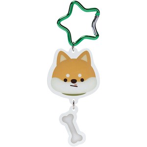 【公式】 カラビナ付アクリルキーホルダー 【ぱぷぱぷぱぴー SHIBA(シバ)】 スケーター