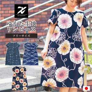 Japanese Clothing Ladies fashion Summer Short Sleeve Yukata