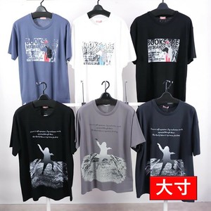T-shirt T-Shirt Printed Short Sleeve Unisex Men's Cut-and-sew 4-colors