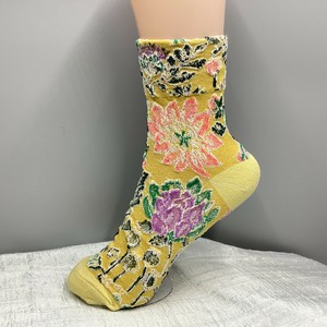 Crew Socks Flower Ladies fashion Socks Flowers