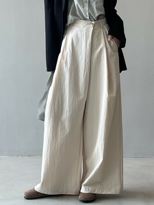 ワイドパンツ 無地 ゆったり 快適 レディース ファッション BQ7008