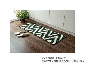 ベイク キッチンマット 45×180cm グリーン 1310580125801