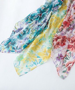 [SD Gathering] Stole Colorful Floral Pattern Printed Cotton 60cm